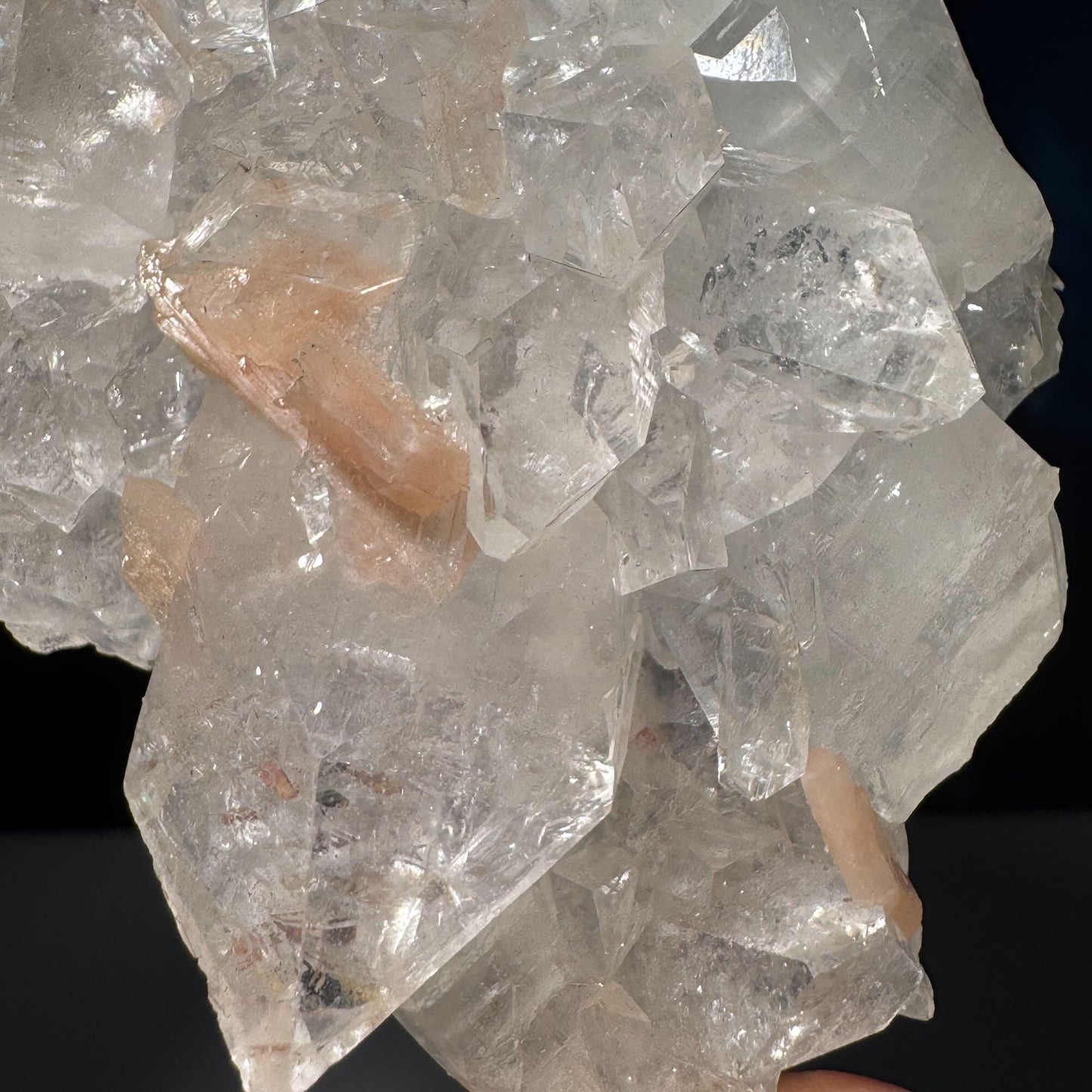 Apophyllite with Stilbite specimen | 113 grams | 3 1/2" long | Tucson find