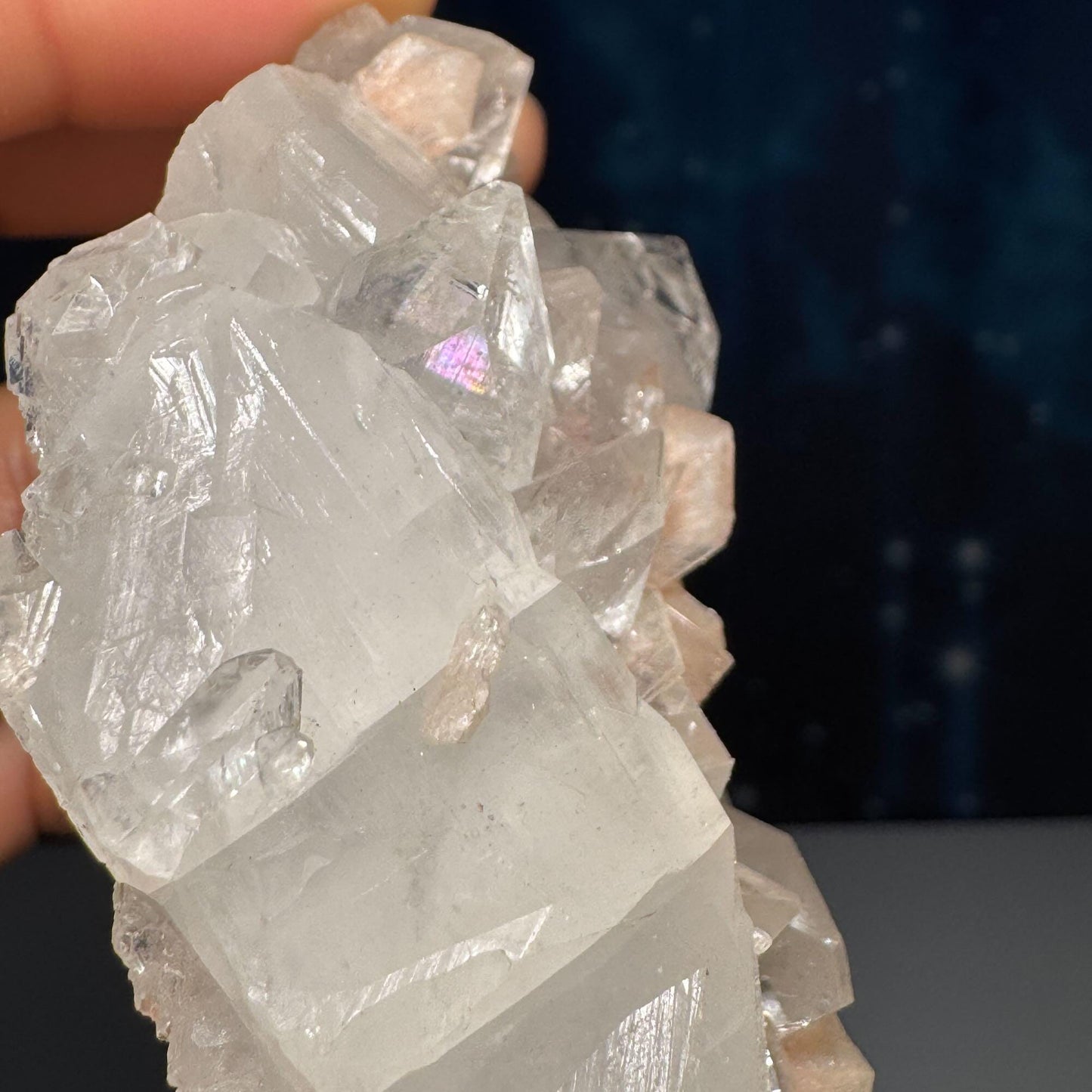 Apophyllite with Stilbite specimen | 113 grams | 3 1/2" long | Tucson find