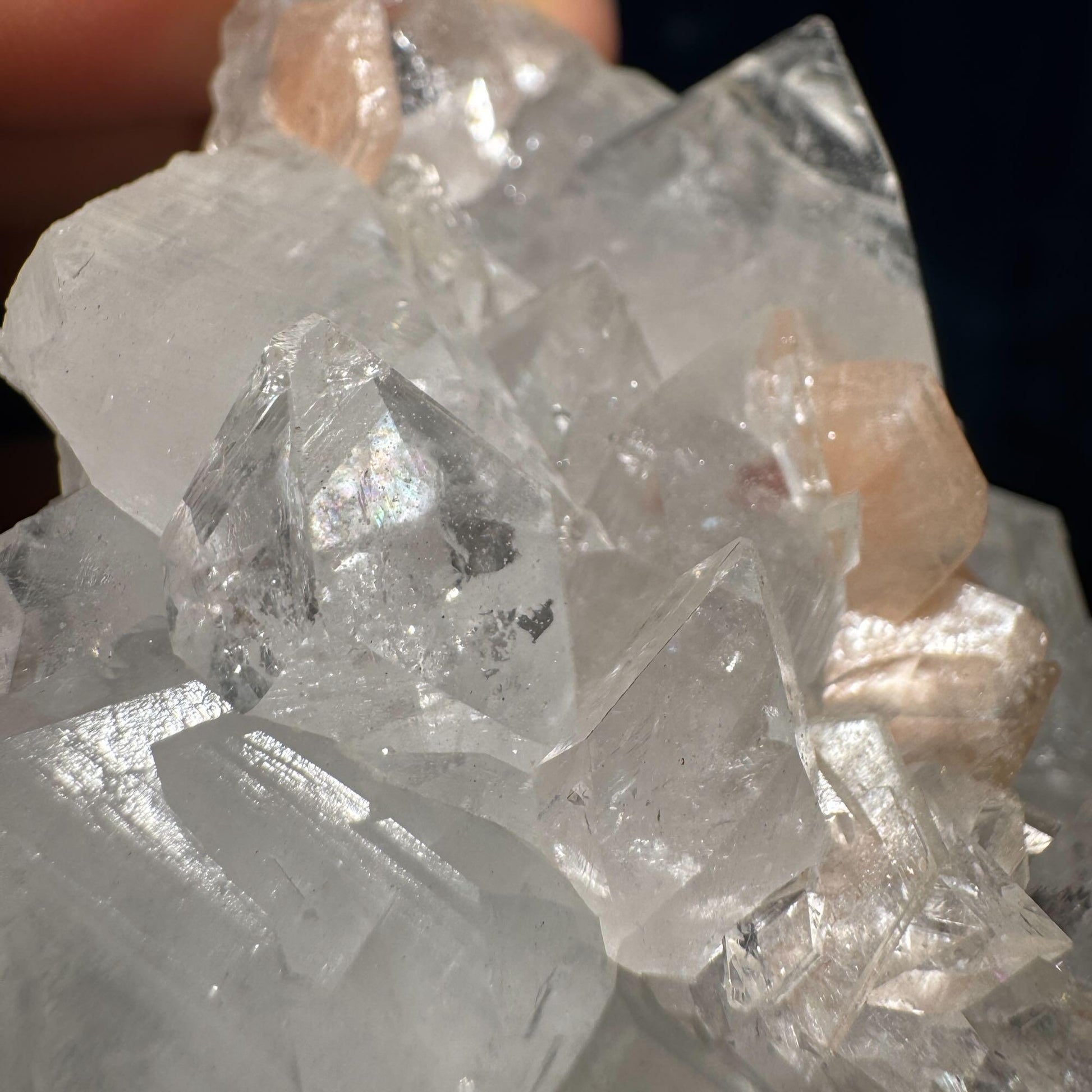 Apophyllite with Stilbite specimen | 113 grams | 3 1/2" long | Tucson find