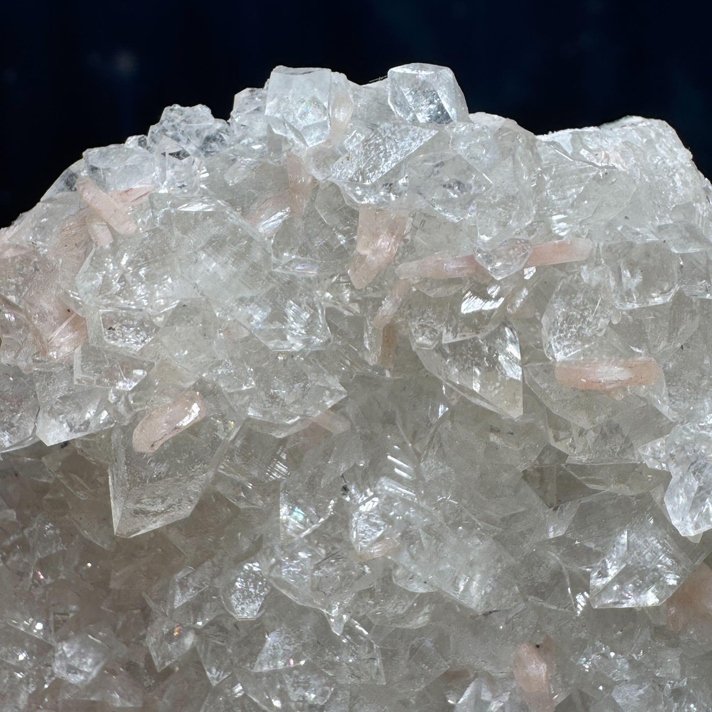 Apophyllite with Stilbite specimen| 79 grams | 3 3/8" long | on Matrix | Tucson find