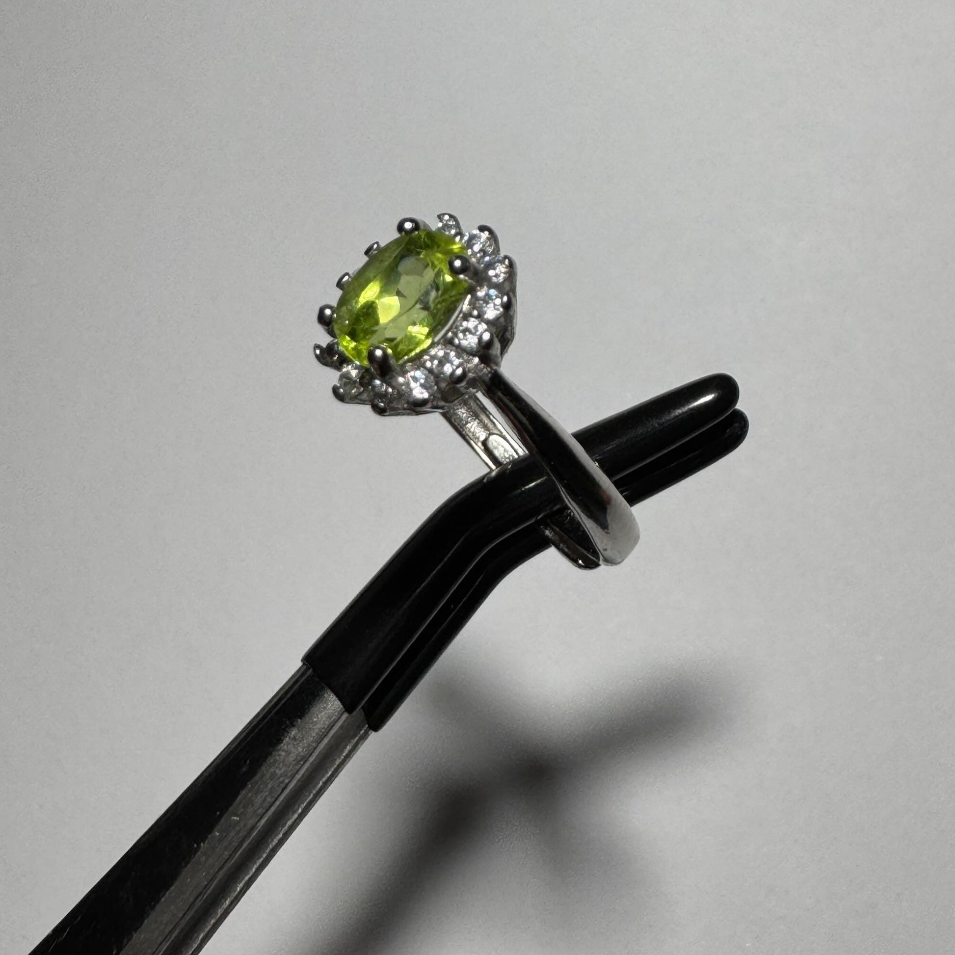 Peridot ring | adjustable | 2 grams | 6.75"