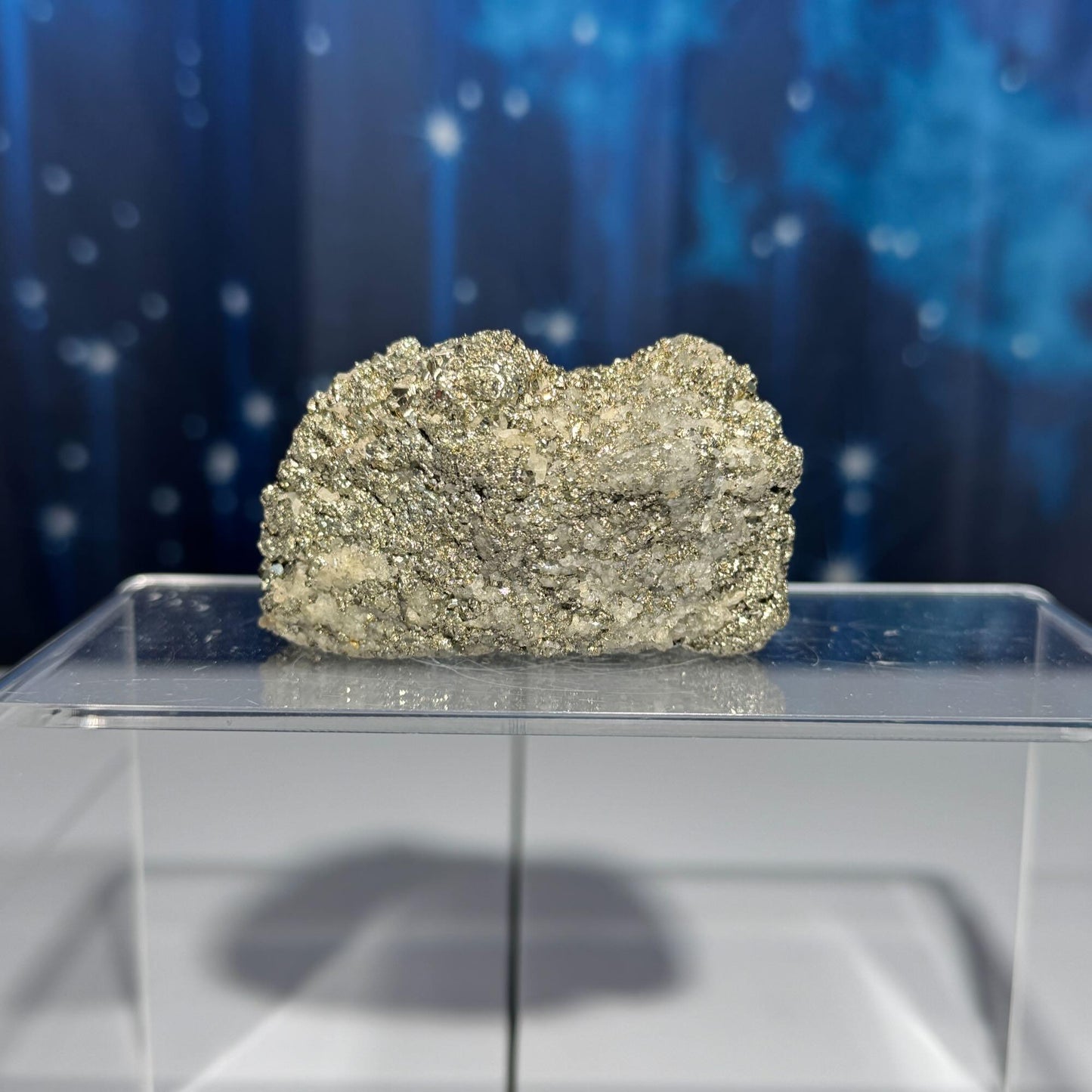 Pyrite with Quartz growth specimen | 2 3/4” long | 272 grams | Pyrite specimen | raw Pyrite | Quartz inclusion