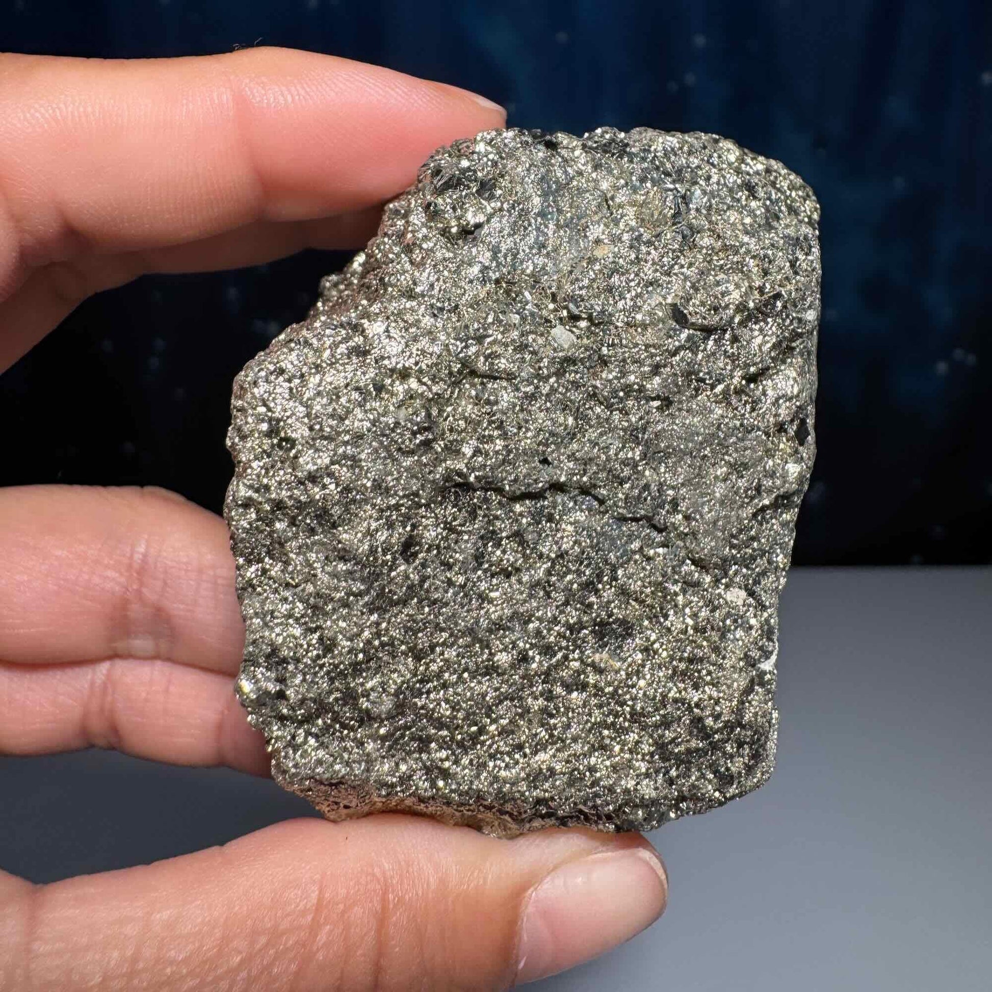 Pyrite raw | 21/2” long | 377 grams | fools gold | Pyrite specimen | raw Pyrite | Abundance stone