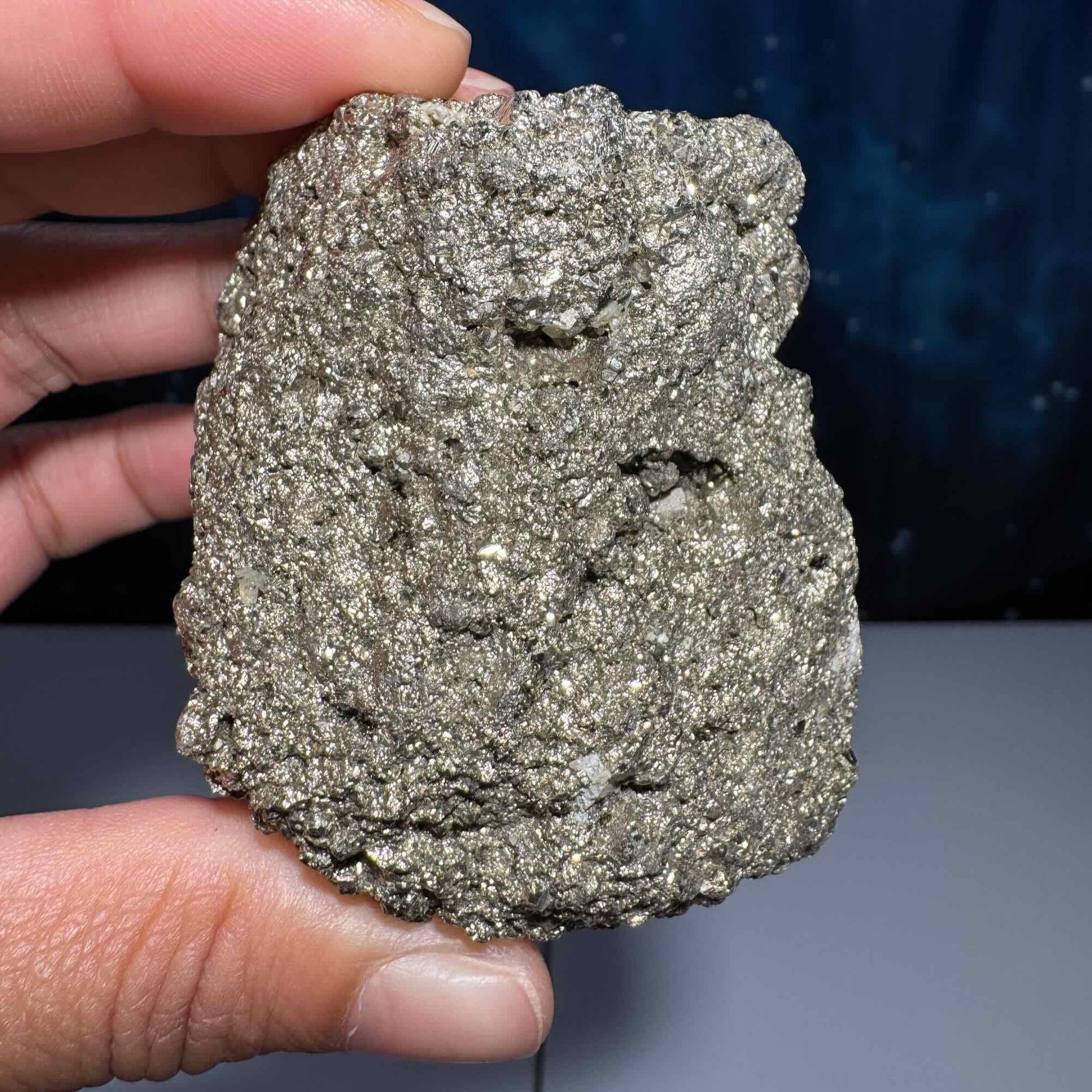 Pyrite raw | 21/2” long | 377 grams | fools gold | Pyrite specimen | raw Pyrite | Abundance stone