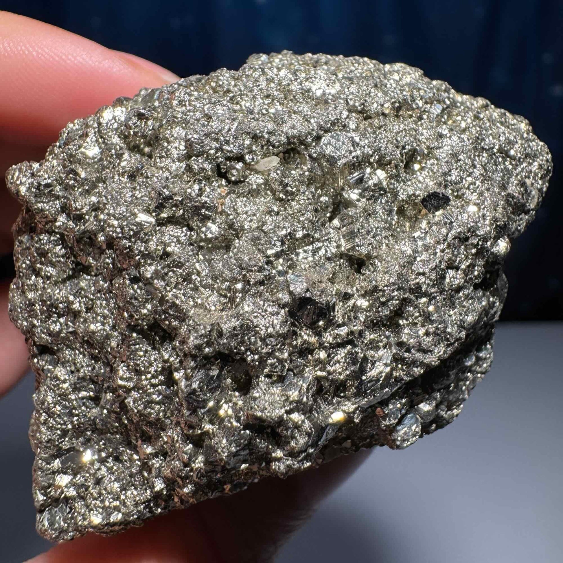 Pyrite raw | 21/2” long | 377 grams | fools gold | Pyrite specimen | raw Pyrite | Abundance stone