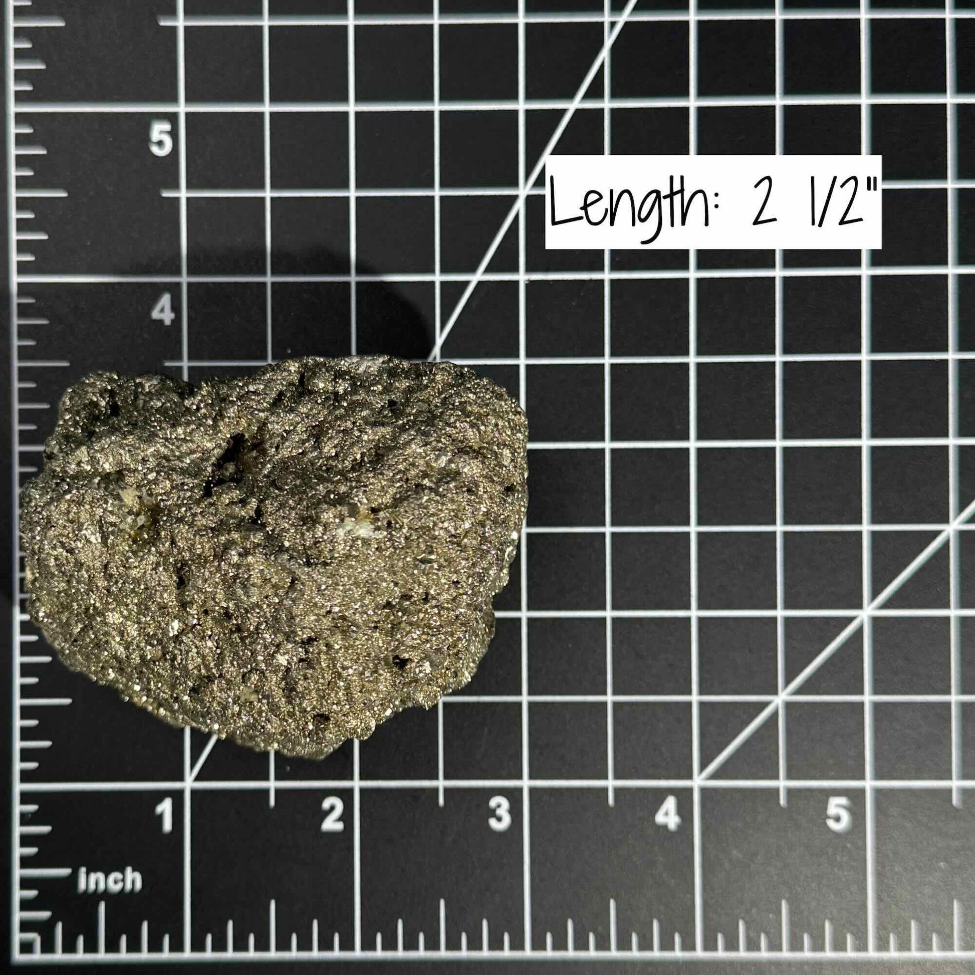 Pyrite raw | 21/2” long | 377 grams | fools gold | Pyrite specimen | raw Pyrite | Abundance stone