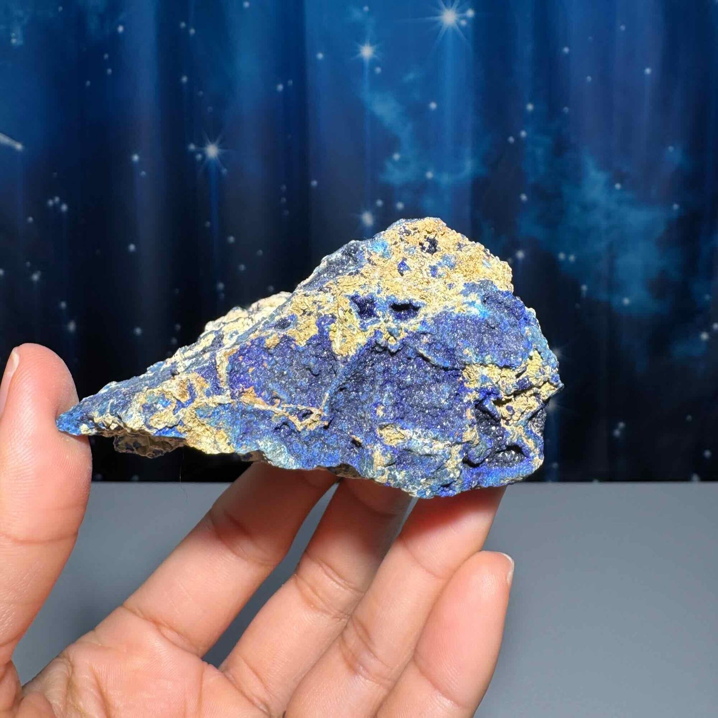 Azurite specimen | 3 1/4" long | 167 grams | with a soft matrix