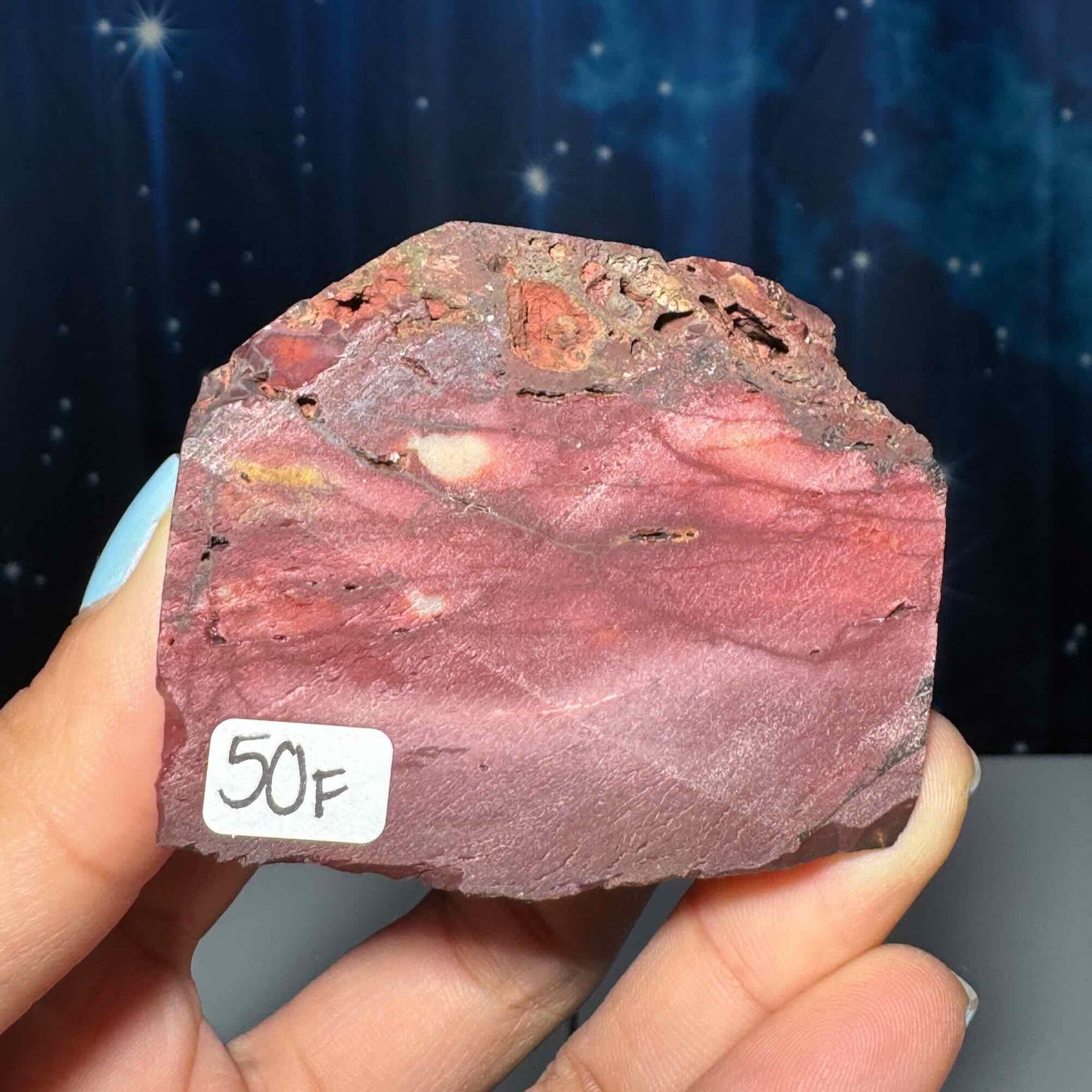 Mookaite Jasper cone | 2 7/8” tall | 196 grams | Mookaite point