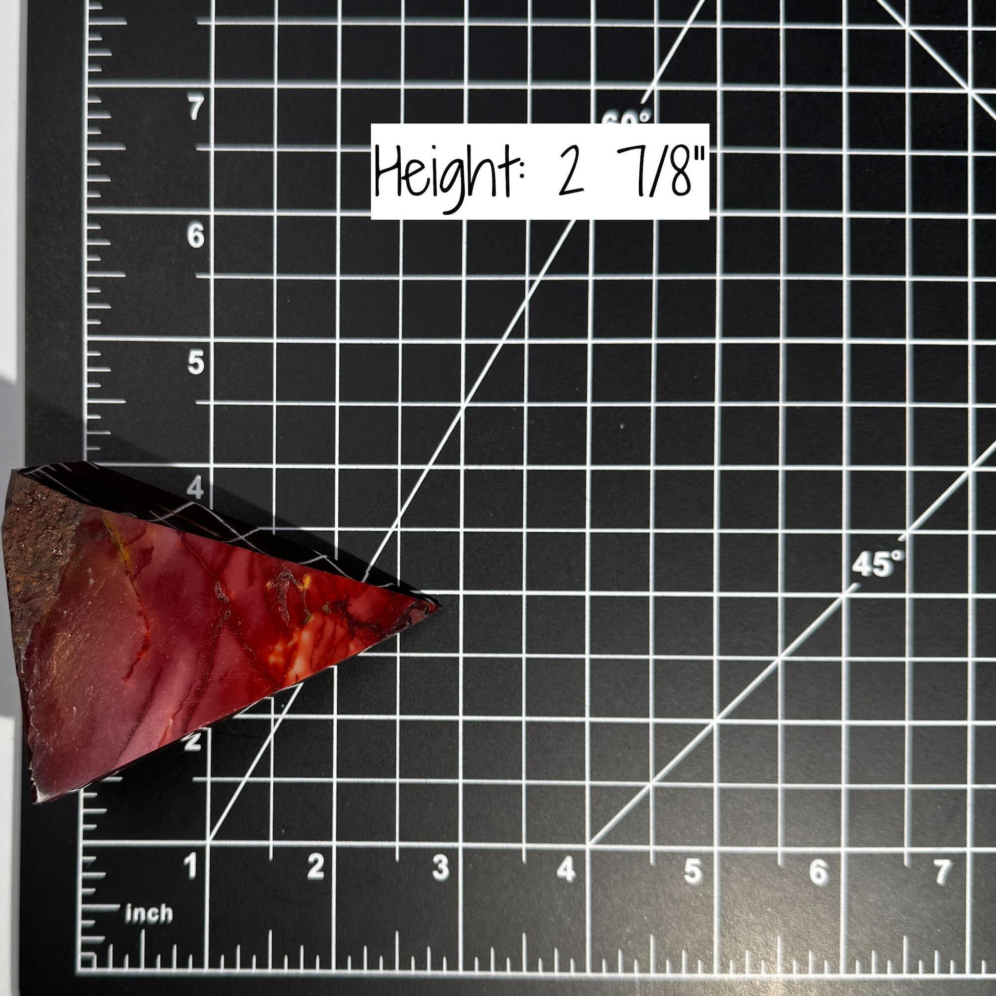Mookaite Jasper cone | 2 7/8” tall | 196 grams | Mookaite point