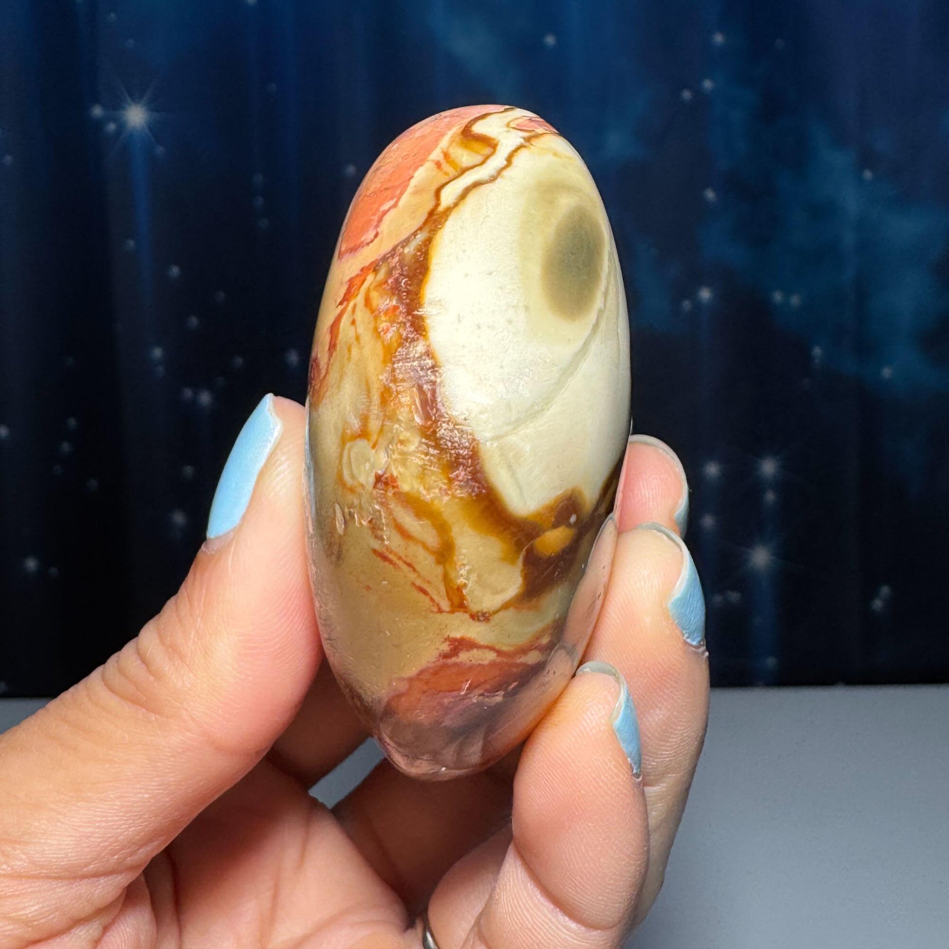Polychrome Jasper heart | 2 3/8" tall | 156 grams | stand included | Desert Jasper