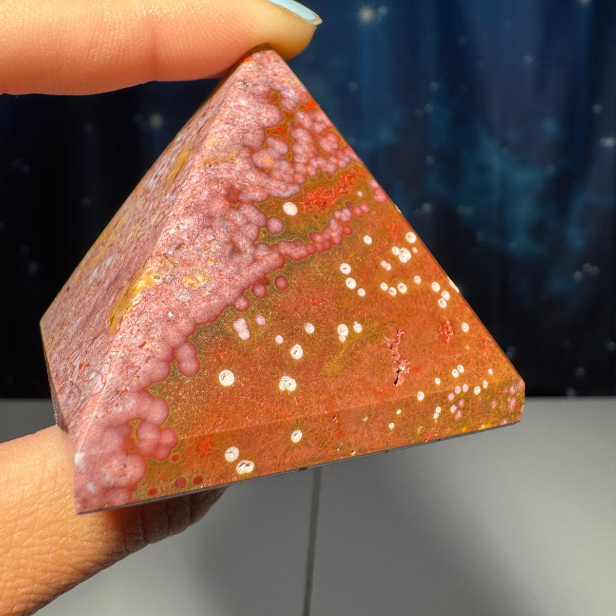 Sea Jasper pyramid | 1 7/8” long | 136 grams