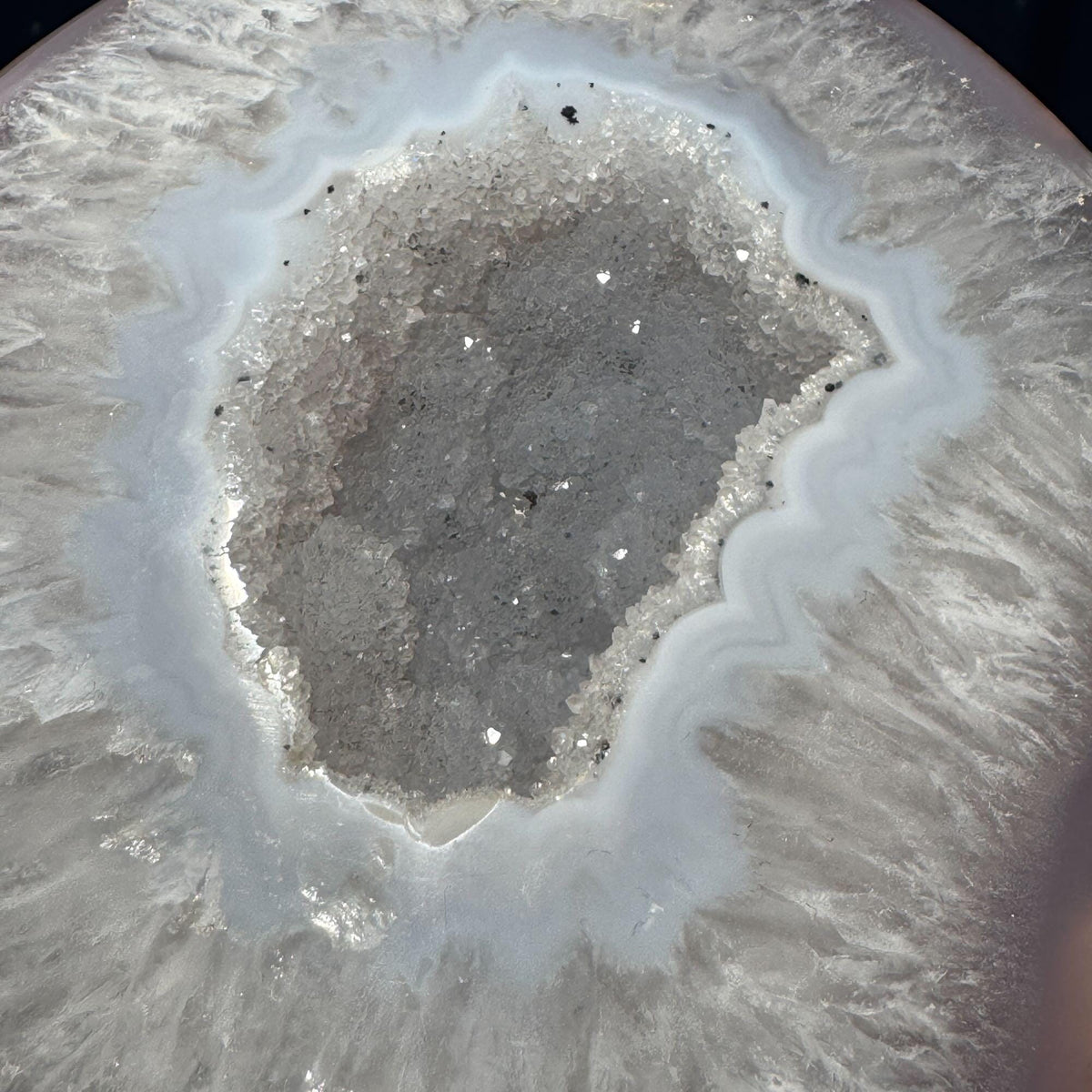 XL Agate Geode | 6” long | 1.939 kilograms | NO PAIR | mini rainbows
