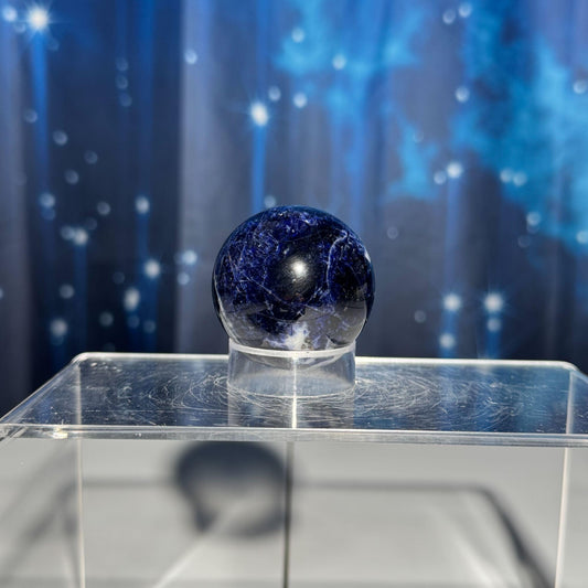 Sodalite sphere | 41mm | 88 grams | stand included