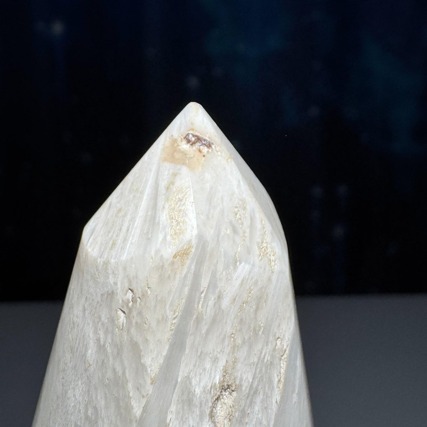 flashy Scolecite point | 2 7/8" | 125 grams | gorgeous Scolecite | Tucson find