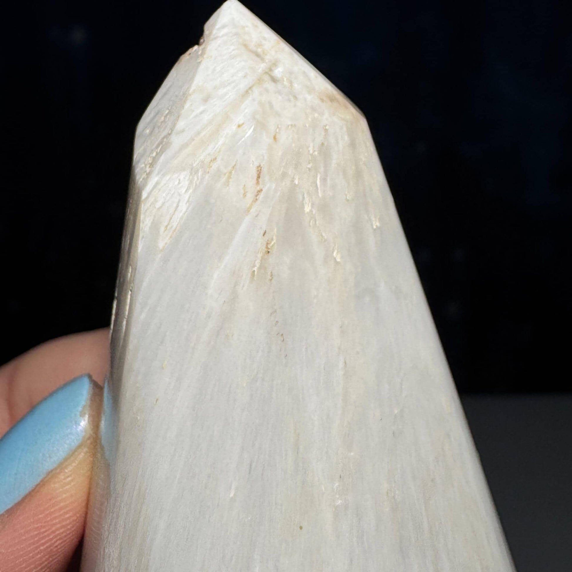 flashy Scolecite point | 2 7/8" | 125 grams | gorgeous Scolecite | Tucson find