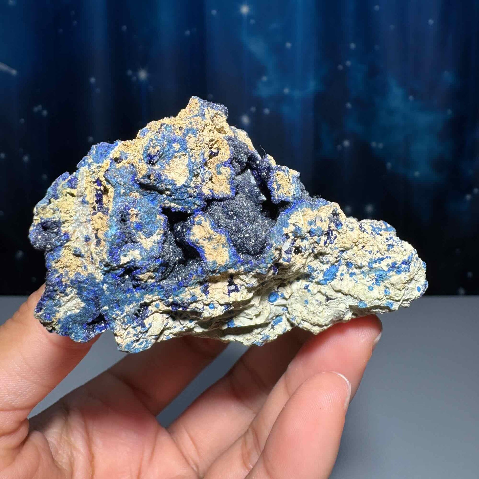 Azurite specimen | 3 1/4" long | 167 grams | with a soft matrix
