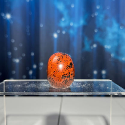 Mahogany Obsidian skull | 1 7/8" long | 70 grams | mini skull | Red Obsidian