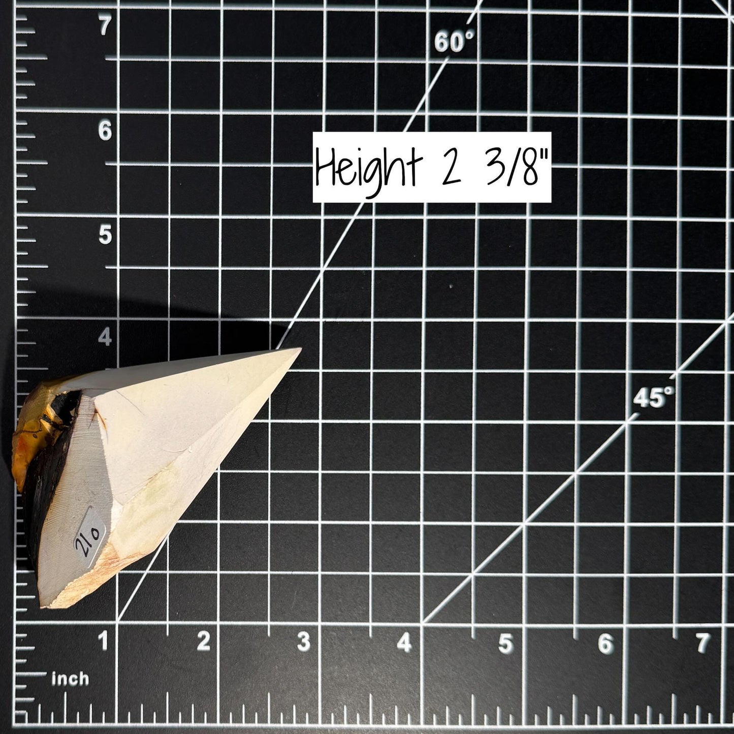 Mookaite Jasper cone | 2 3/8” tall | 82 grams | Mookaite point | Damage Discount