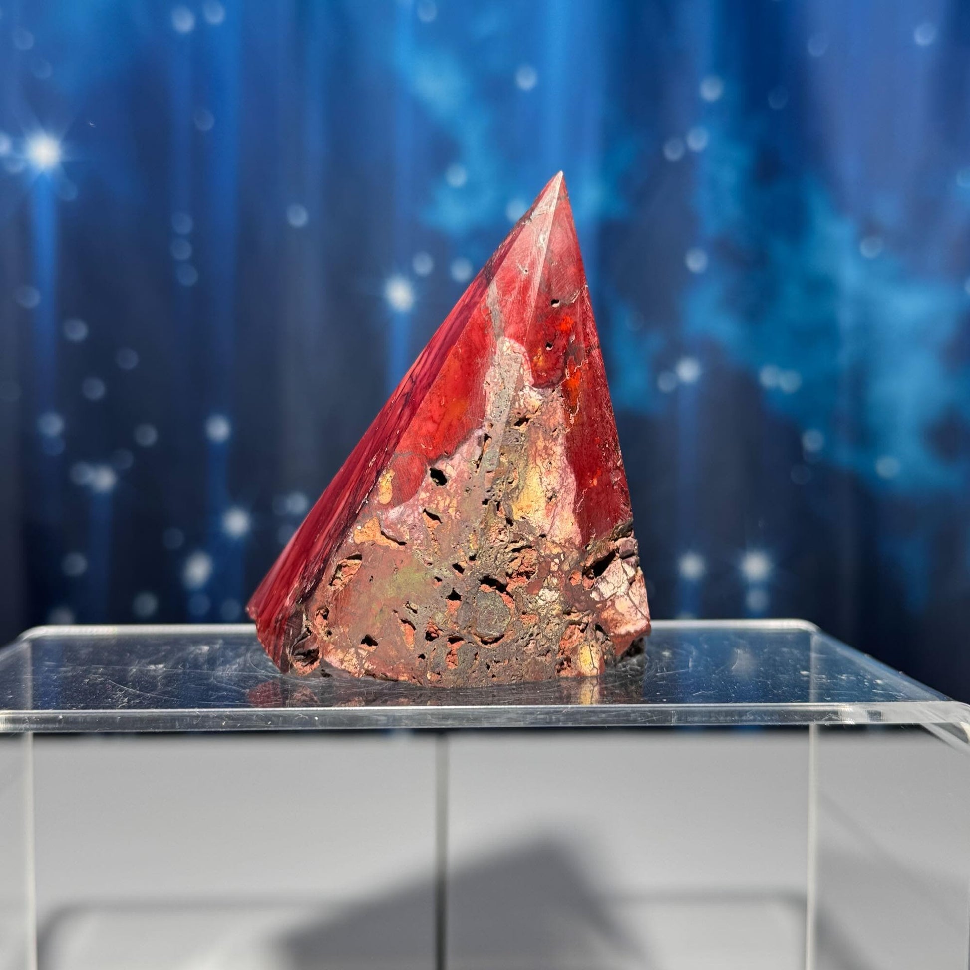 Mookaite Jasper cone | 2 7/8” tall | 196 grams | Mookaite point