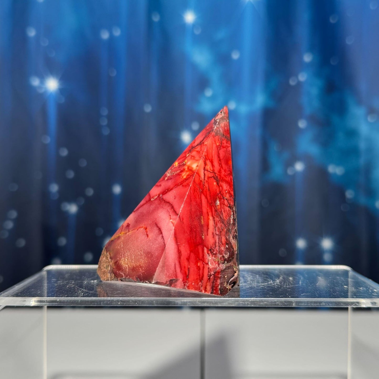 Mookaite Jasper cone | 2 7/8” tall | 196 grams | Mookaite point