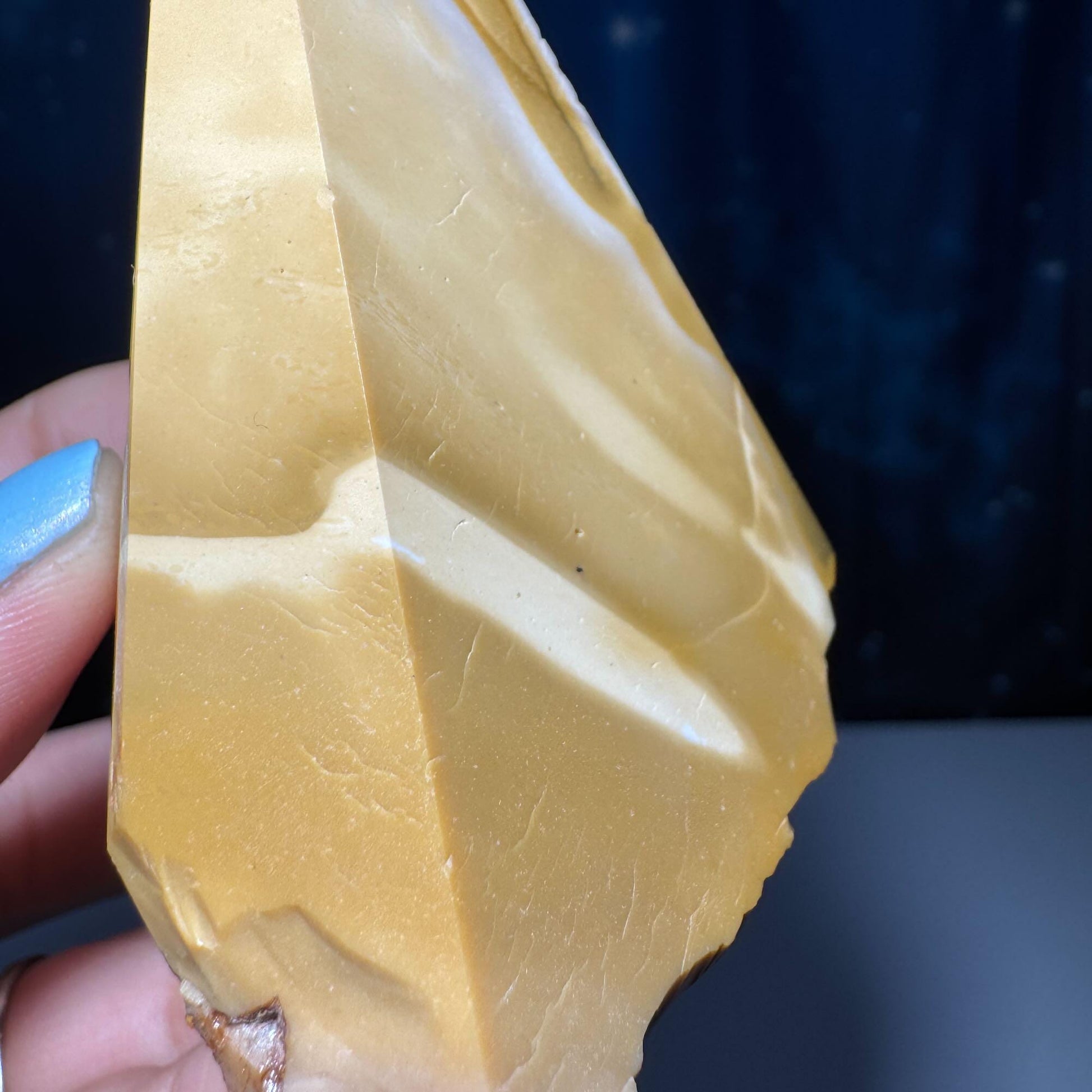 Mookaite Jasper cone | 3 7/8" tall | 216 grams | Mookaite point