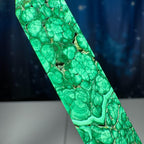 Malachite DT | 3 5/8" long | 52 grams | genuine Malachite | natural Malachite | double termination