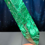 Malachite DT | 4 1/4" long | 96 grams | genuine Malachite | natural Malachite | Damage Discount