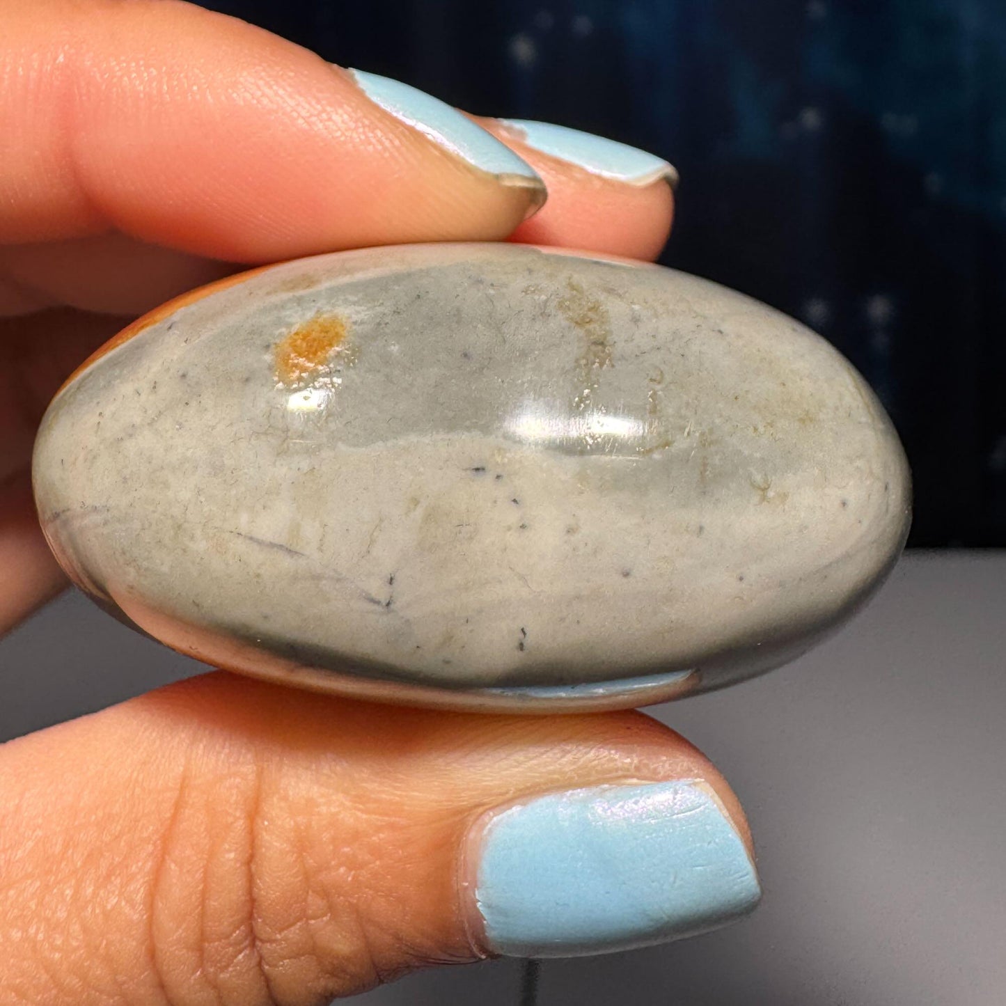 Mini Polychrome Jasper heart | 1 5/8" tall | 71 grams | Desert Jasper | stand included