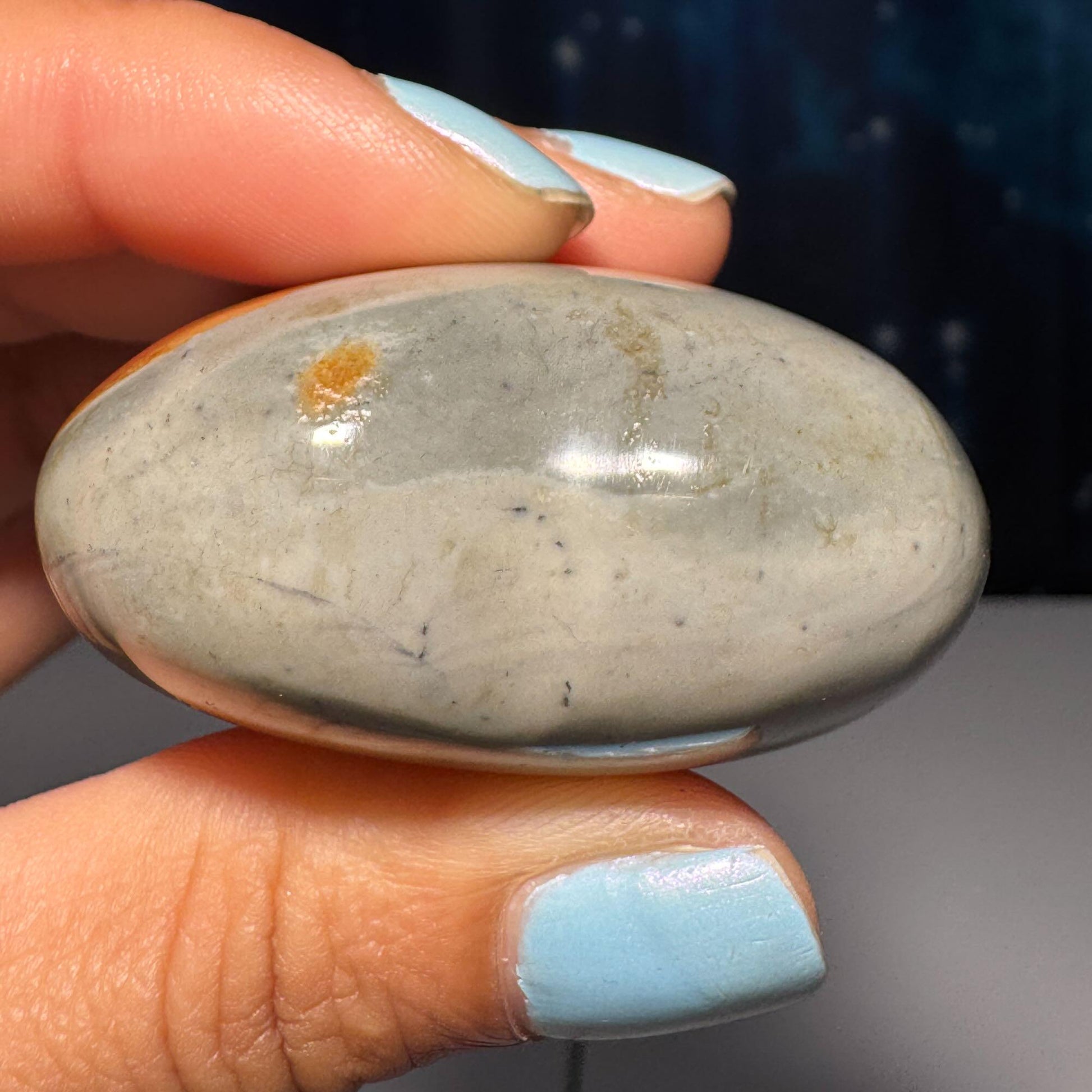 Mini Polychrome Jasper heart | 1 5/8" tall | 71 grams | Desert Jasper | stand included
