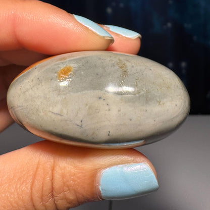 Mini Polychrome Jasper heart | 1 5/8" tall | 71 grams | Desert Jasper | stand included