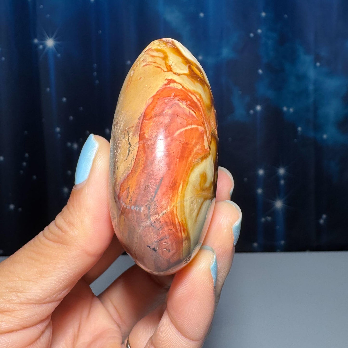 Polychrome Jasper heart | 2 3/8" tall | 156 grams | stand included | Desert Jasper