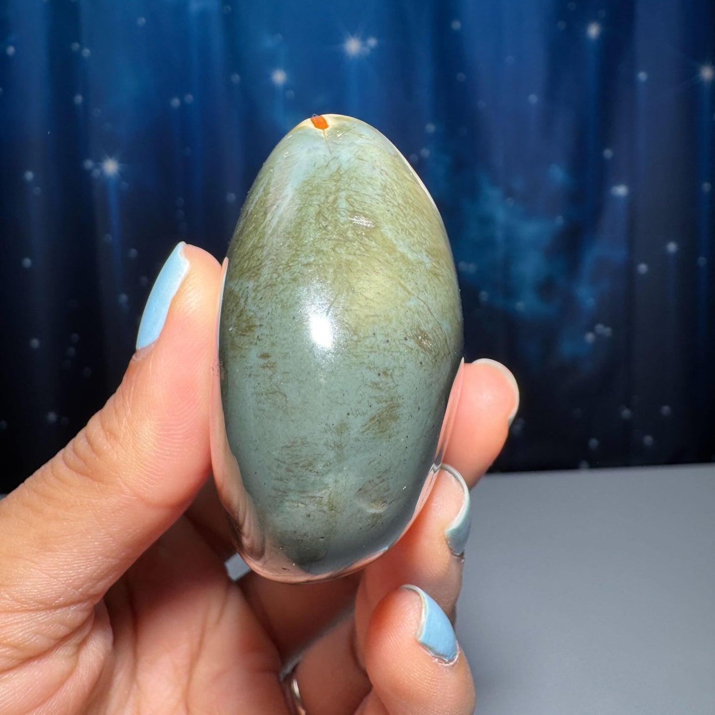 Polychrome Jasper heart | 2 1/8" tall | 170 grams | stand included | Desert Jasper | natural vug