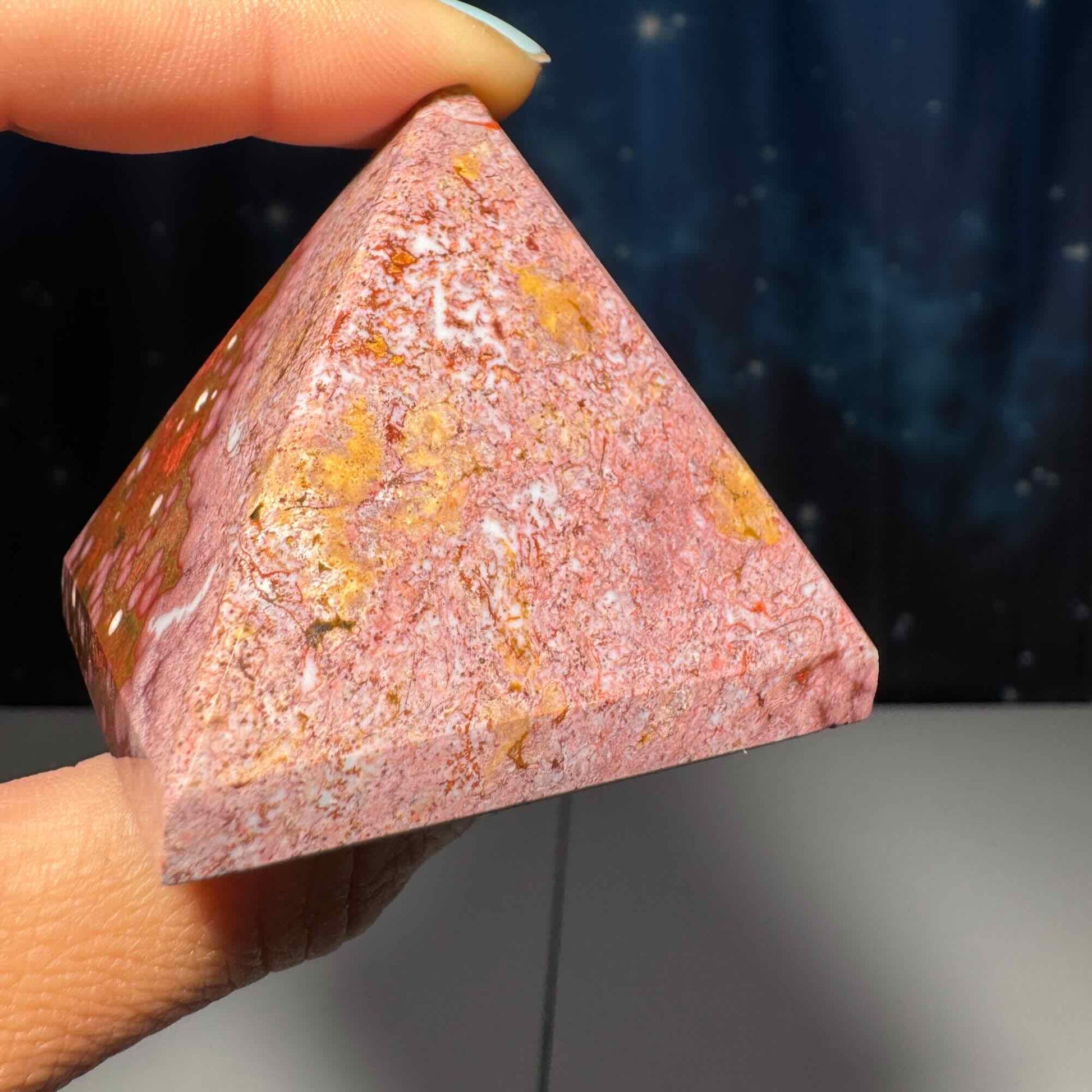 Sea Jasper pyramid | 1 7/8” long | 136 grams