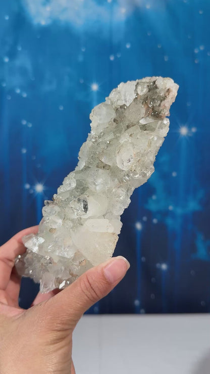 Apophyllite with Stilbite and Chalcedony – 0.505 kg