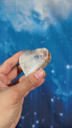 Moonstone with Sunstone Heart – Belomorite • 0.116 kg