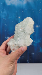 Apophyllite with Stilbite on Matrix – 0.272 kg