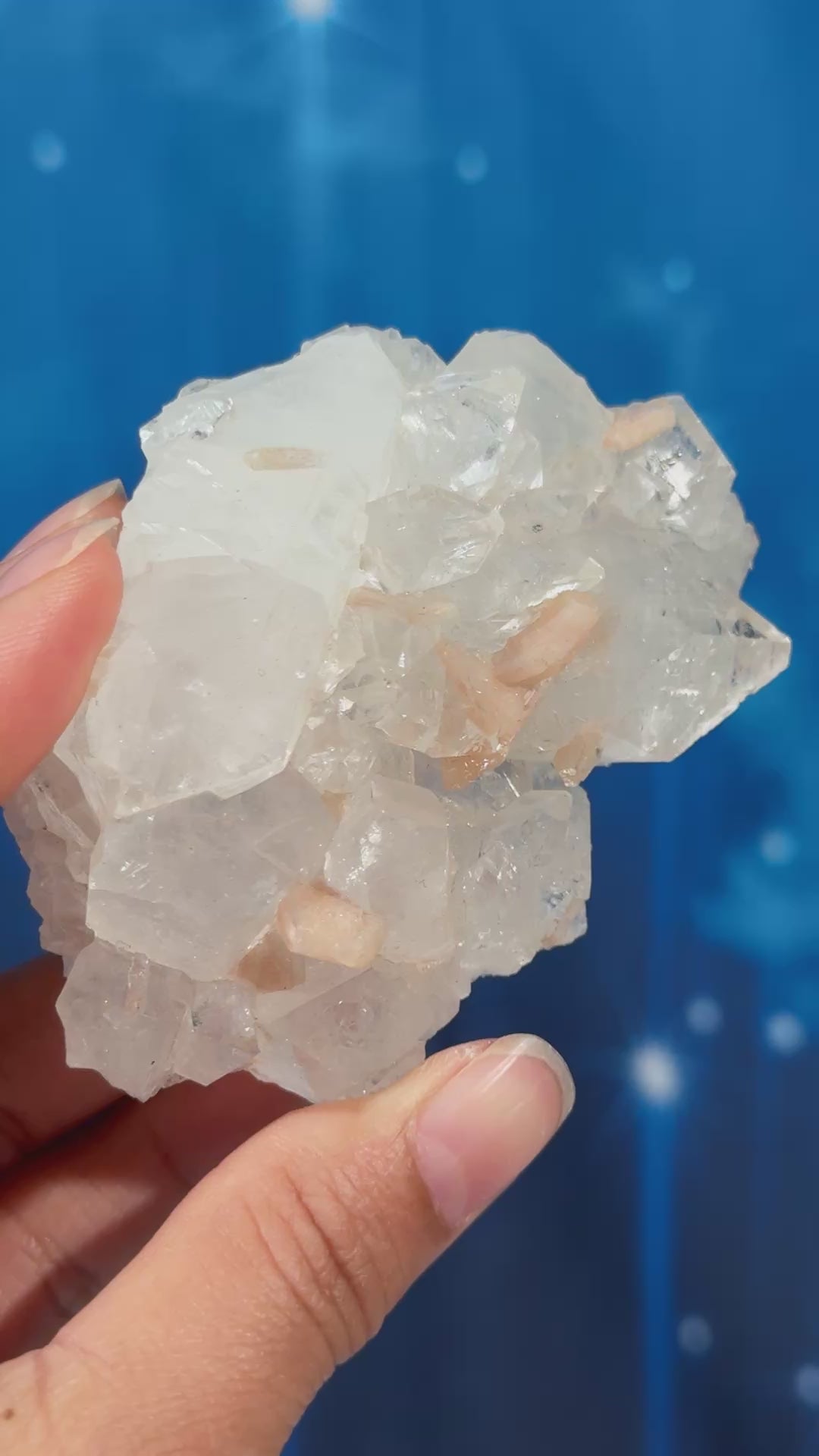 Apophyllite with Stilbite – 0.113 kg