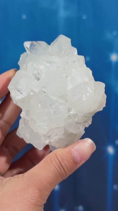 Apophyllite with Calcite – 0.201 kg