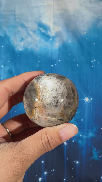 Black Moonstone Sphere – 0.207 kg