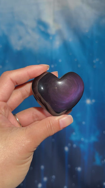 Rainbow Obsidian Heart – 0.094 kg