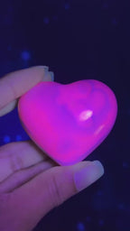 Pink Mangano Calcite Heart – 0.125 kg