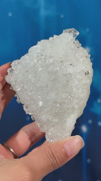 Apophylite with Calcite – 0.278 kg