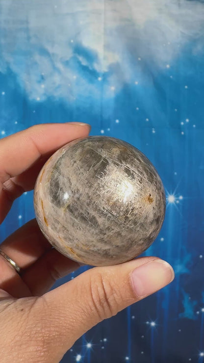 Black Moonstone Sphere – 0.215 kg