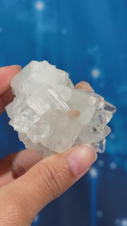 Apophyllite with Stilbite and Calcite – 0.128 kg