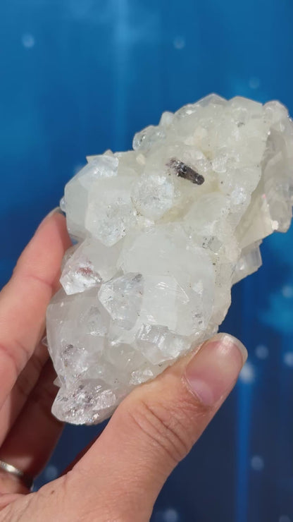 Apophylite with Calcite – 0.232 kg