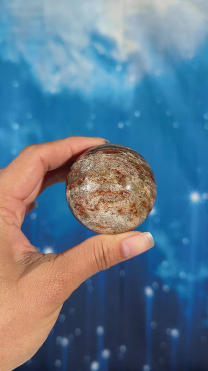 Thousand Layer Garden Quartz Sphere • 0.201 kg