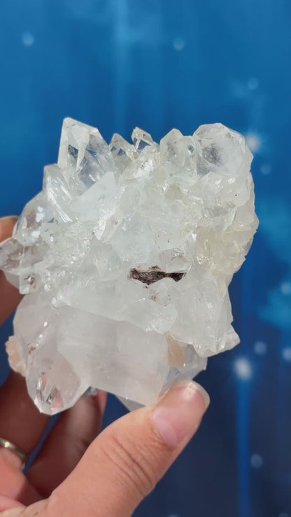 Apophyllite with Calcite, Stilbite and Heulandite – 0.255 kg